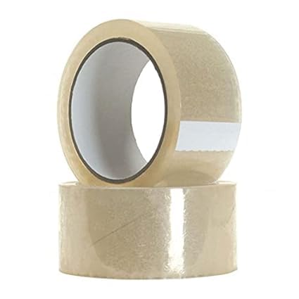 3M Scotch Packing Tape 48mm*50m White(Pack of 2)
