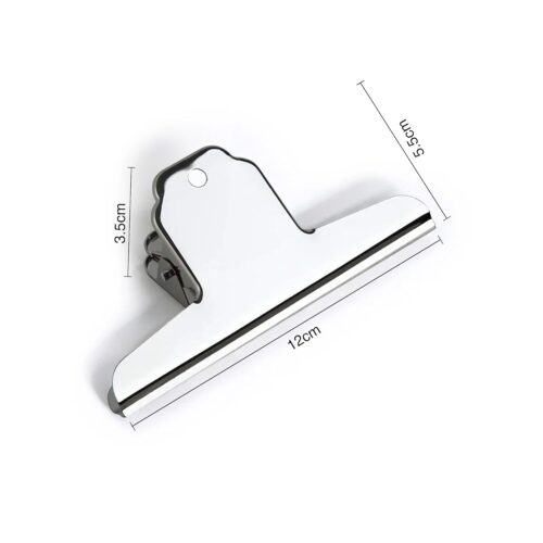 oddpod™ 6 Pcs Dingli Large Stainless Steel Paper Clip/Money Binder Clamp for Home Office School Supplies - 5 Inches