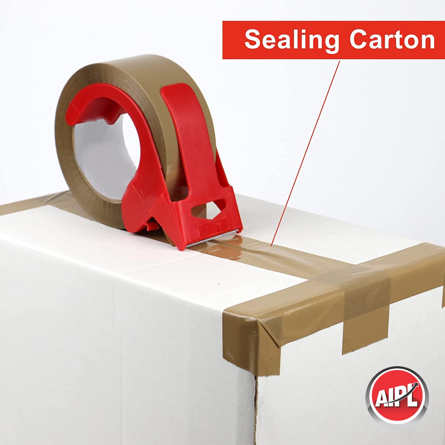 BOPP Packaging Brown Tape - 48MM x 50 Meter (pack of 6) - Image 2