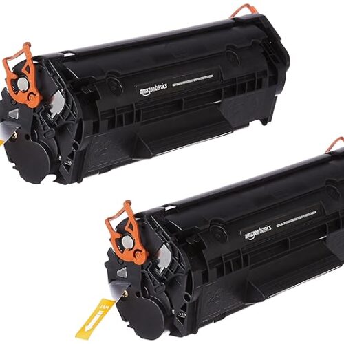 amazon basics 12A Laserjet Toner Cartridges for HP 12A,HP Laserjet M1005 MFP,1020,1010/1012/1018/1022/1022n/1022NW/3015/3020/3030/3050/3050z/3052/3055/M1319/M1319F MFP |Dual Pack Cartridges (Black)