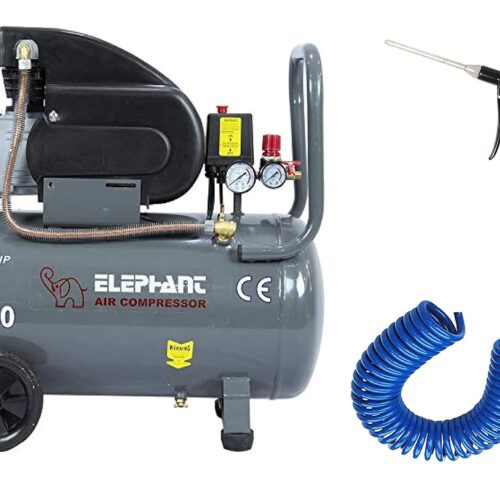 Elephant Combo of Painter Air Blow Gun ABG-04 and Air Compressor AC 30 C with PU Pipe and Fittings