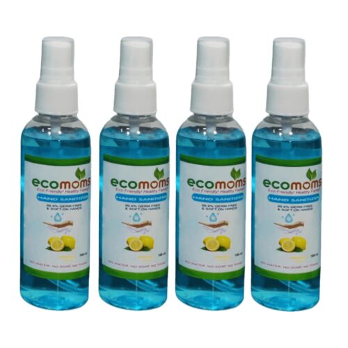 Hand Sanitizer 100ml 99.99% Effective Against Germs -75% Alcohol | Skin Friendly and Safe for Kids | Instant Germ-Free Protection (100ml, Pack of 4)