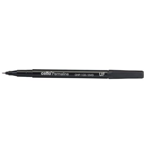 Cello Permaline Permanent Marker - Pack of 10 (Black)