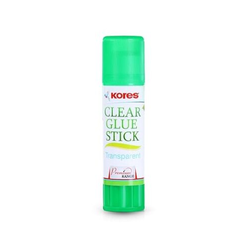 Kores Clear Glue Stick – 15 g | Pack of 2| Transparent, Non-Toxic Adhesive | Smooth Application | Ideal for School, Office & Craft Use